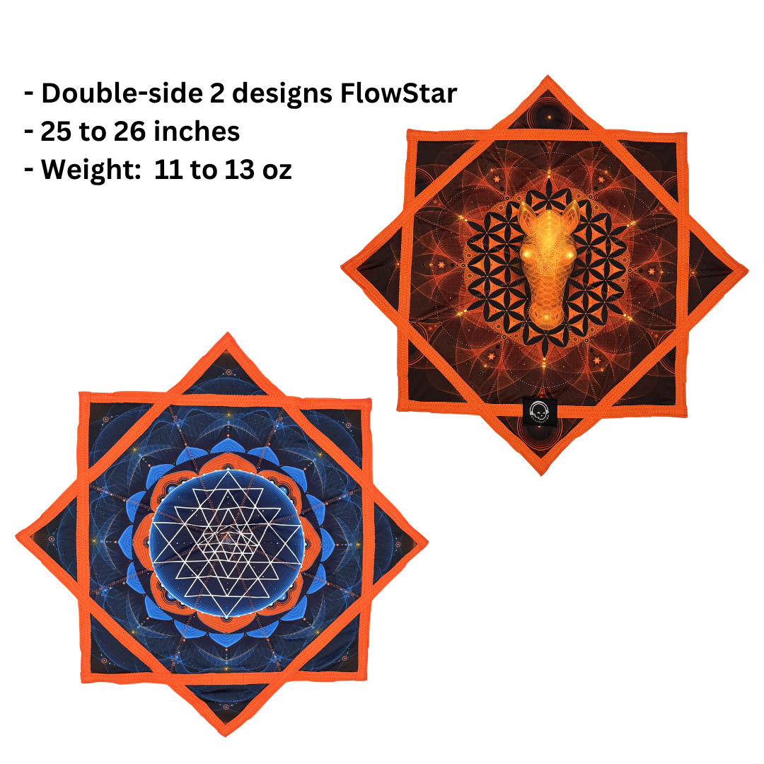 Double-Side Fire Horse FlowStar
