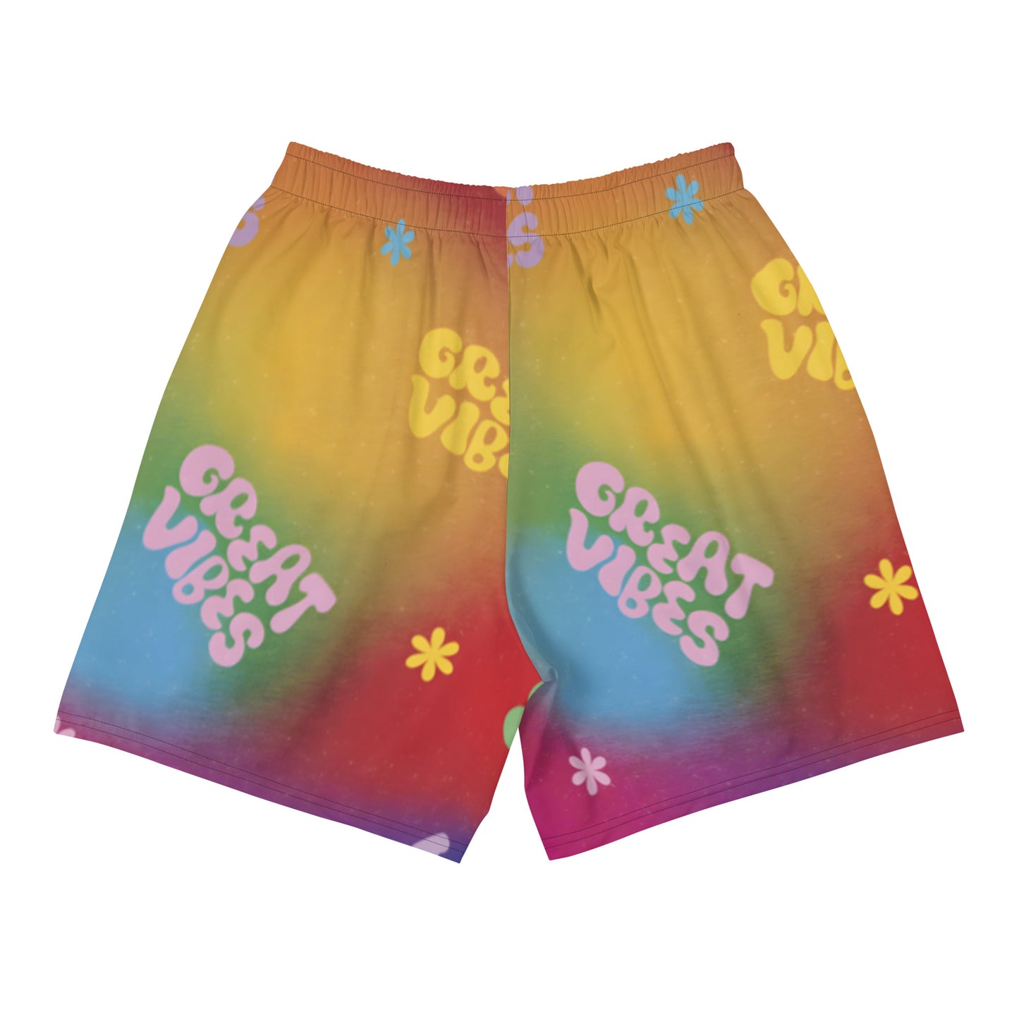 Great Vibes Athletic Shorts - Recycled Material