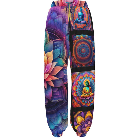 FloralAura Mandala Carrot Pants