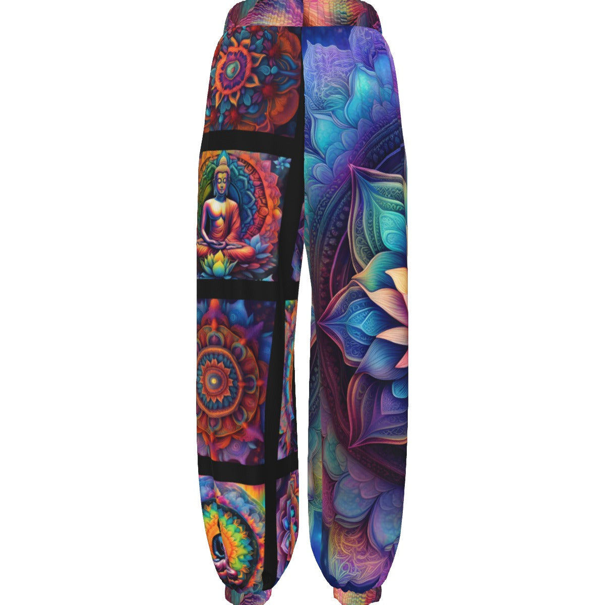 FloralAura Mandala Carrot Pants