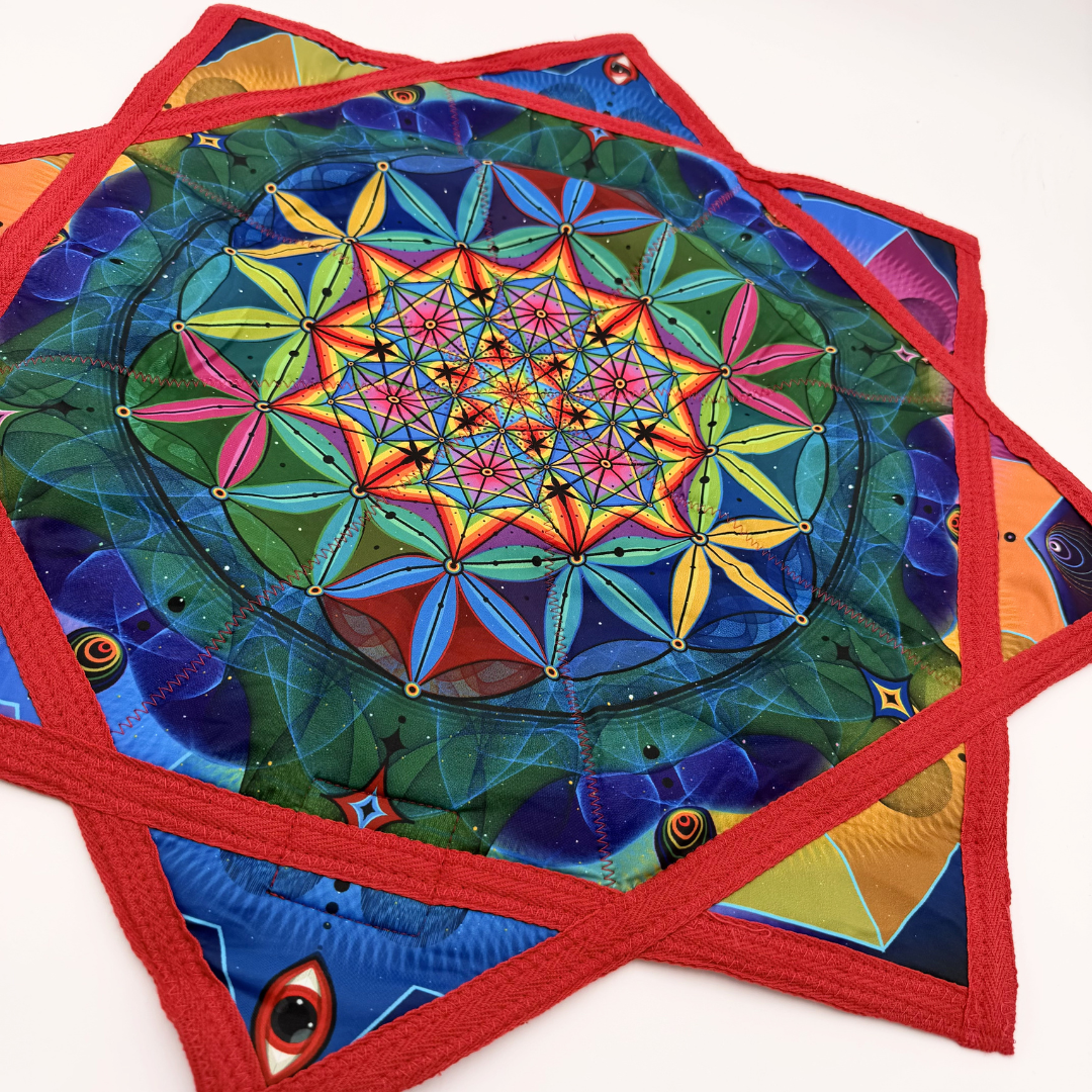 Double-Side Rainbow Mandala FlowStar