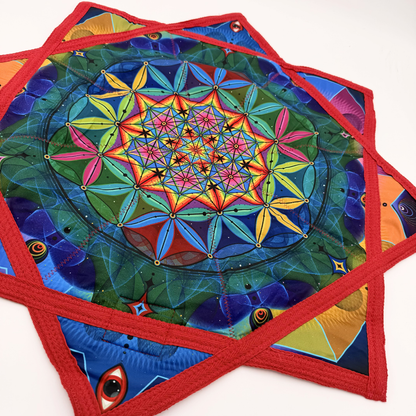 Double-Side Rainbow Mandala FlowStar