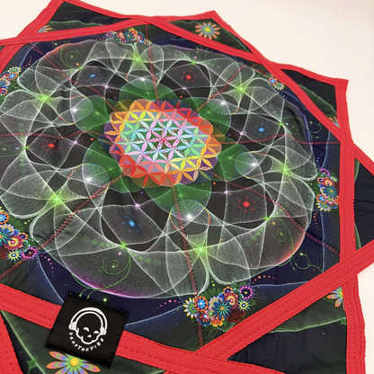 Double-Side Rainbow Mandala FlowStar