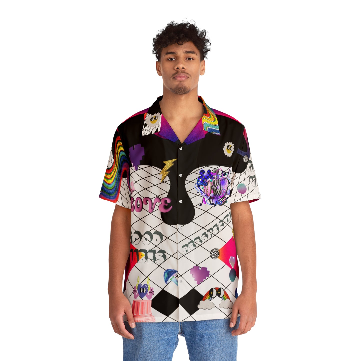 Good Vibes Only Unisex Button Up Shirt