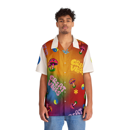Great Vibes Unisex Button Up Shirt