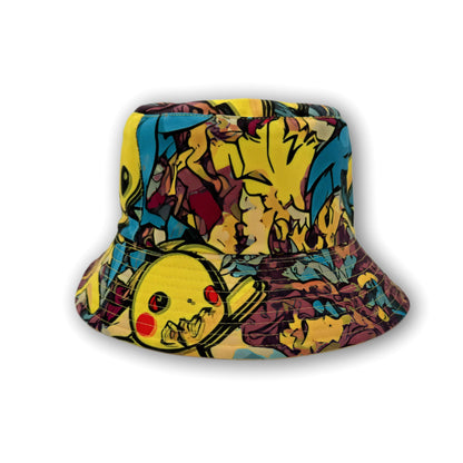 Trippy Pikachu Reversible Bucket Hat