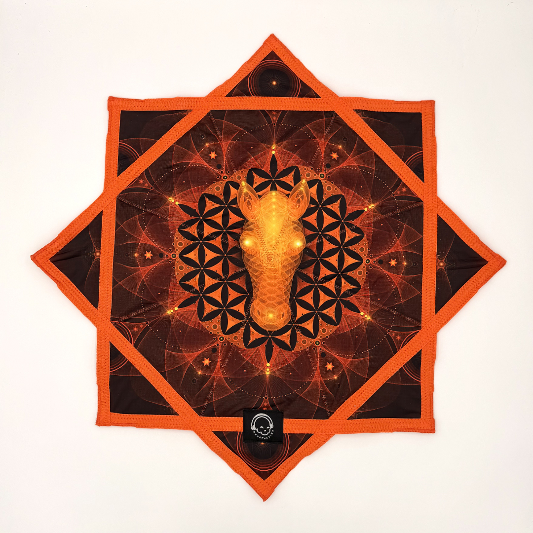 Double-Side Fire Horse FlowStar