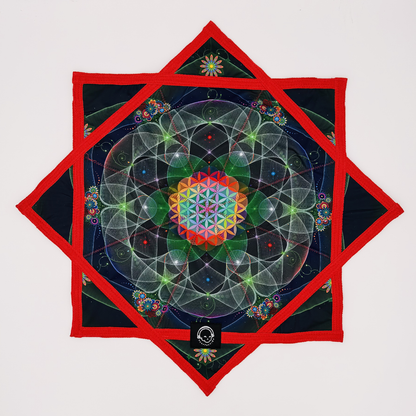Double-Side Rainbow Mandala FlowStar