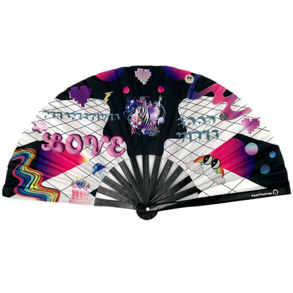 Good Vibes Only Hand Fan