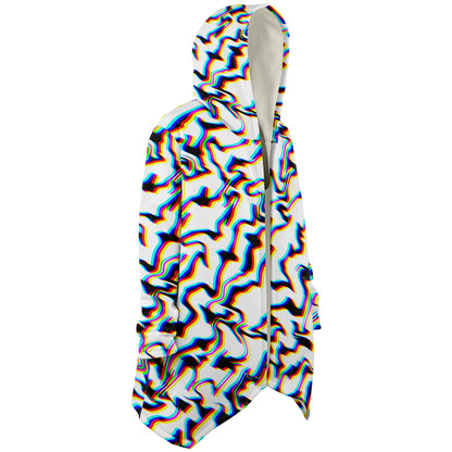 Crystal Dream Fleece Cloak, Trippy Rave Outerwear