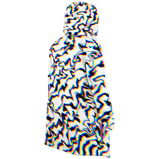 Crystal Dream Fleece Cloak, Trippy Rave Outerwear