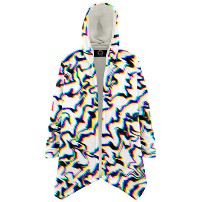 Crystal Dream Fleece Cloak, Trippy Rave Outerwear