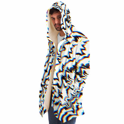 Crystal Dream Fleece Cloak, Trippy Rave Outerwear