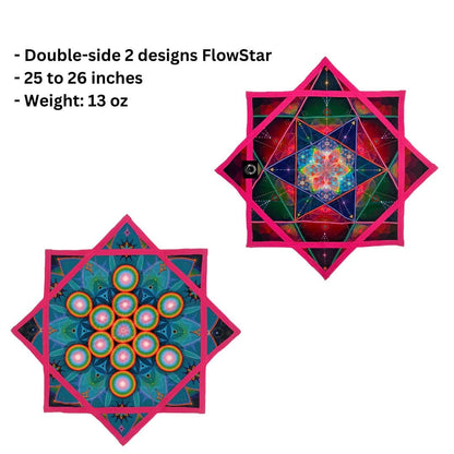 Double-side Cosmic Petal FlowStar | Dapo Star | Rave Festival Flow Toy