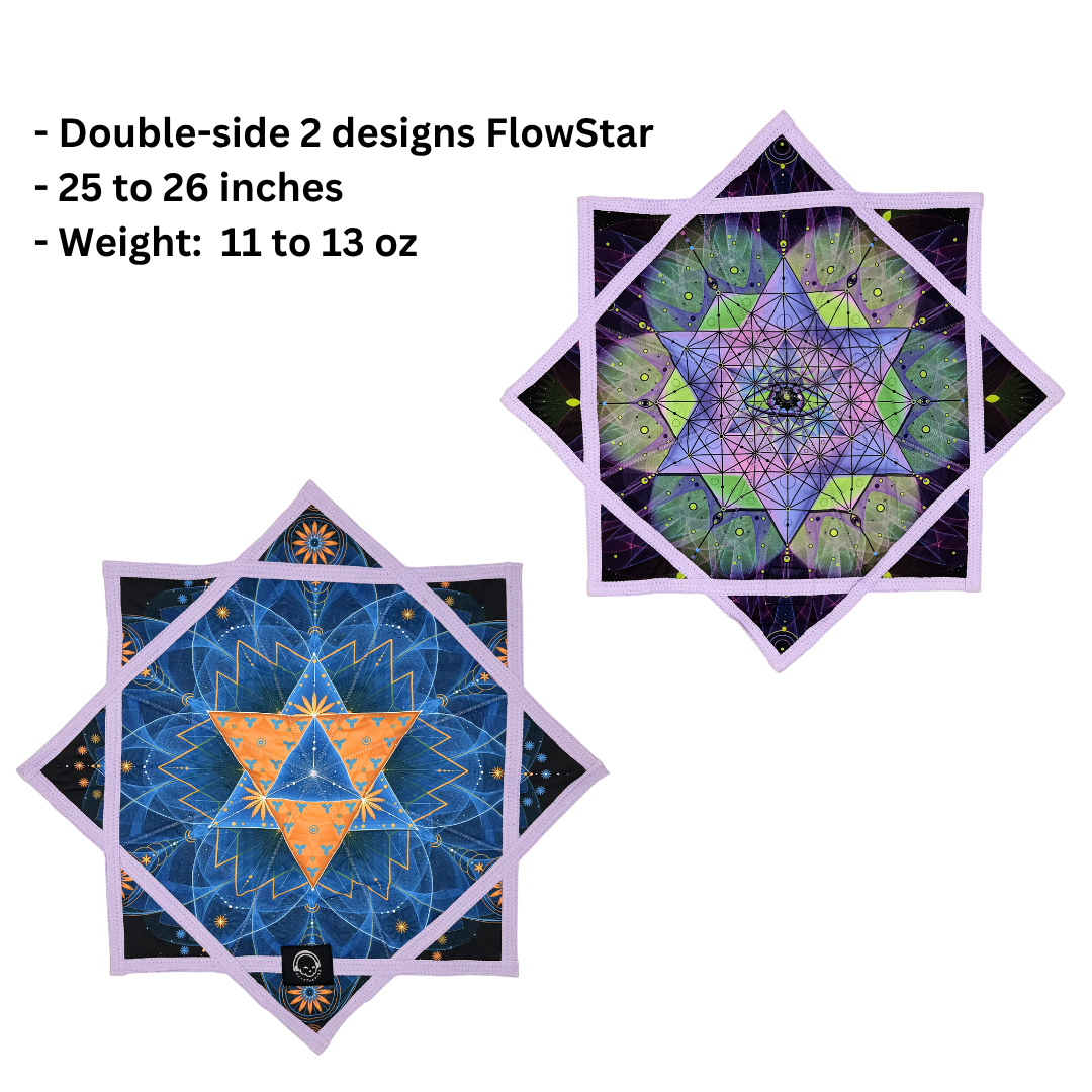 Double-Sided Purple Divine FlowStar