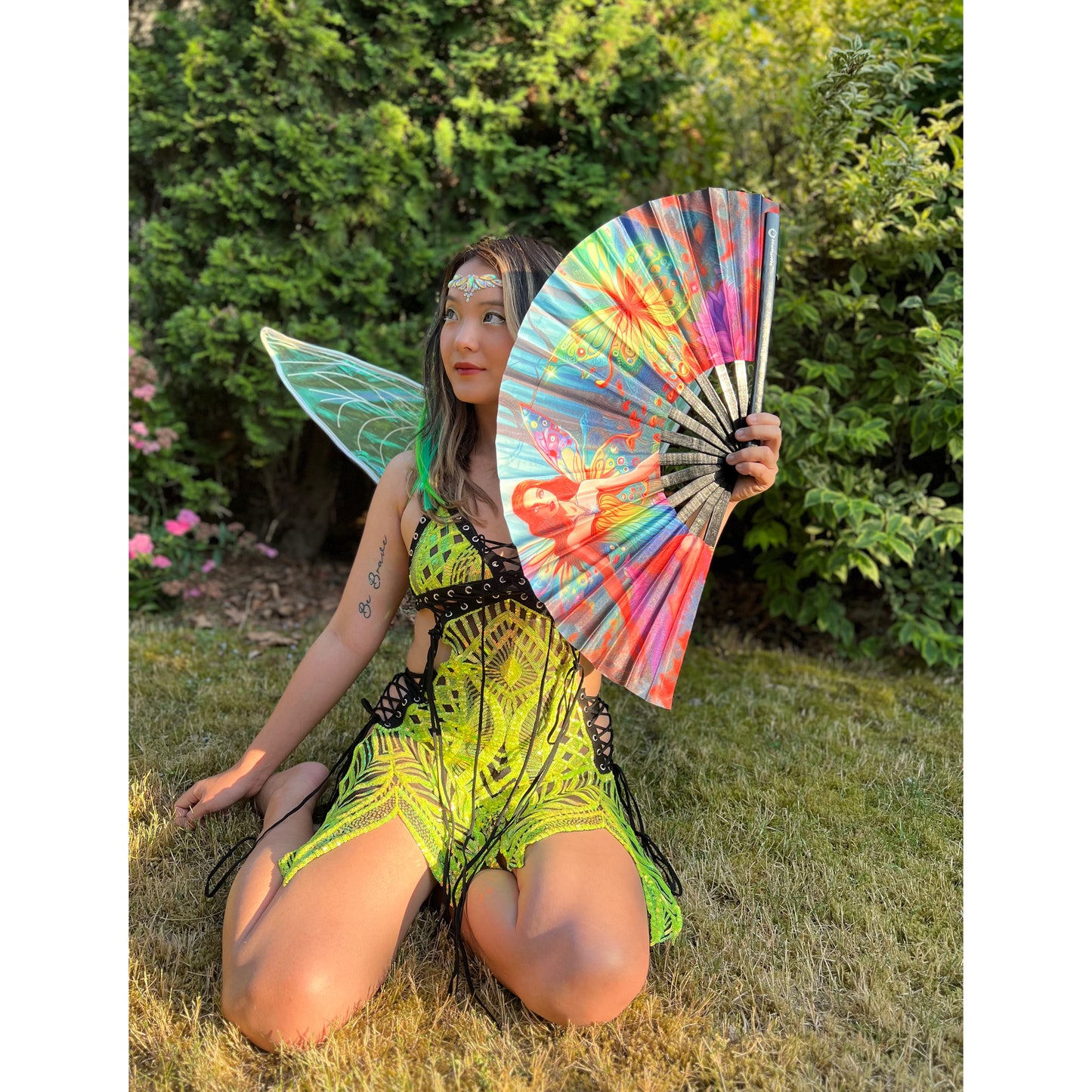 Fairy in the Forest Hand Fan