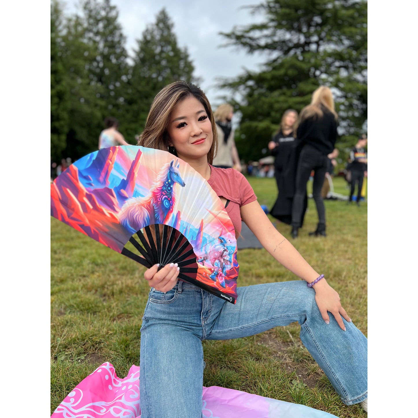 Fall in Love Hand Fan