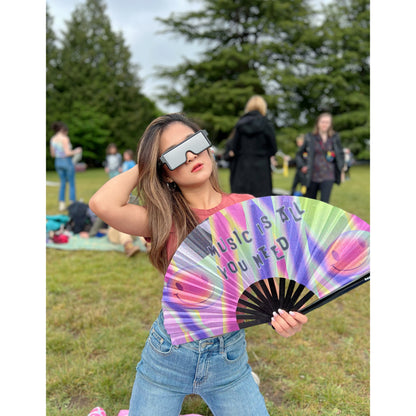 MUSIC IS ALL YOU NEED Hand Fan