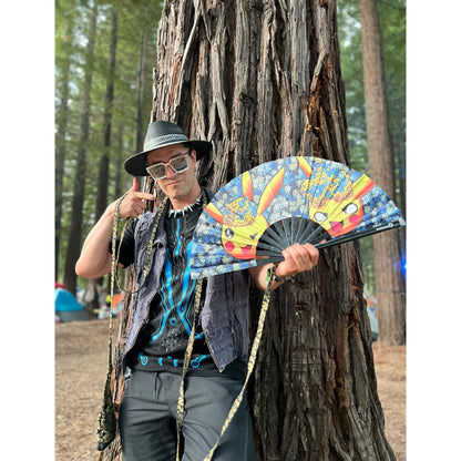 Zappy Breeze Pikachu Hand Fan