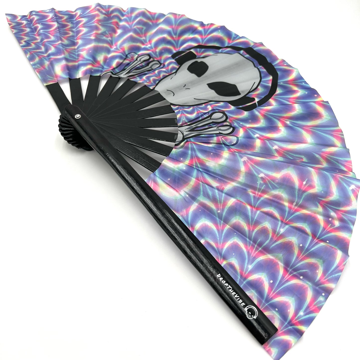 Trippy Alien Hand Fan