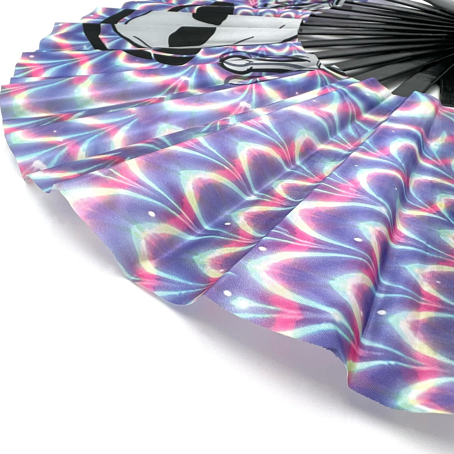 Trippy Alien Hand Fan