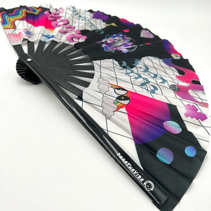 Good Vibes Only Hand Fan
