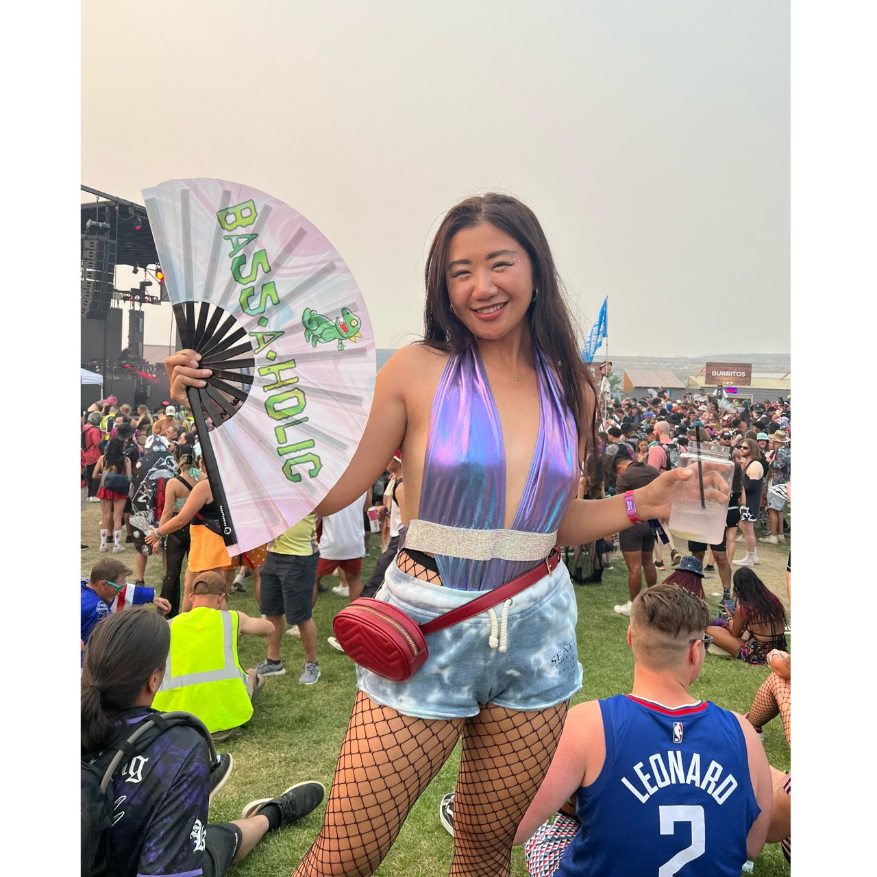 Bass-A-Holic Hand Fan