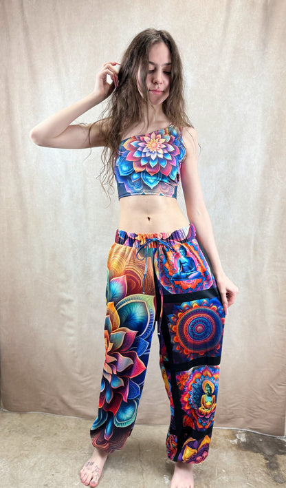 Blossom Mandala Carrot Pants