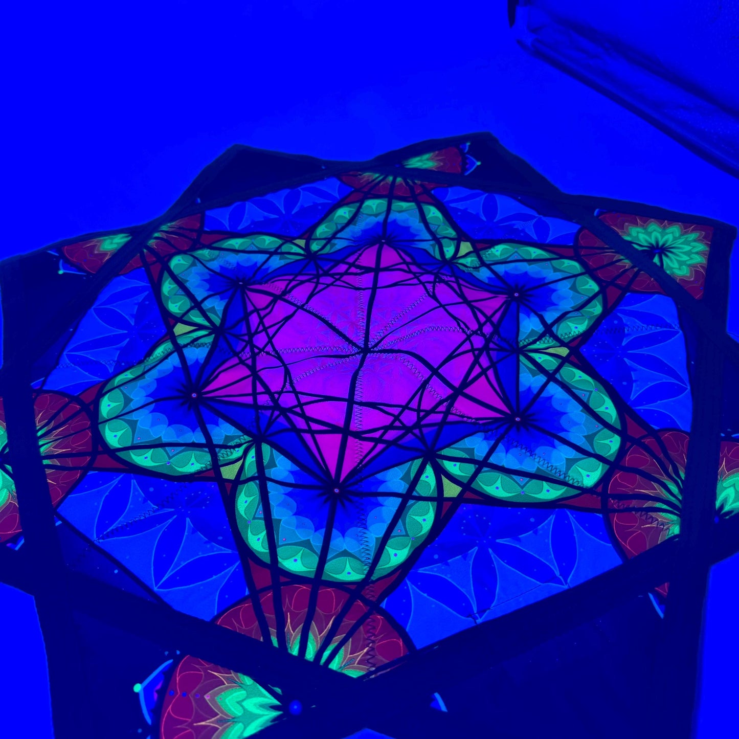 UV Double-side Harmonic Grid FlowStar | Dapo Star | Rave Festival Flow Toy