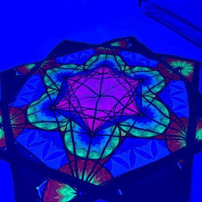UV Double-side Harmonic Grid FlowStar | Dapo Star | Rave Festival Flow Toy