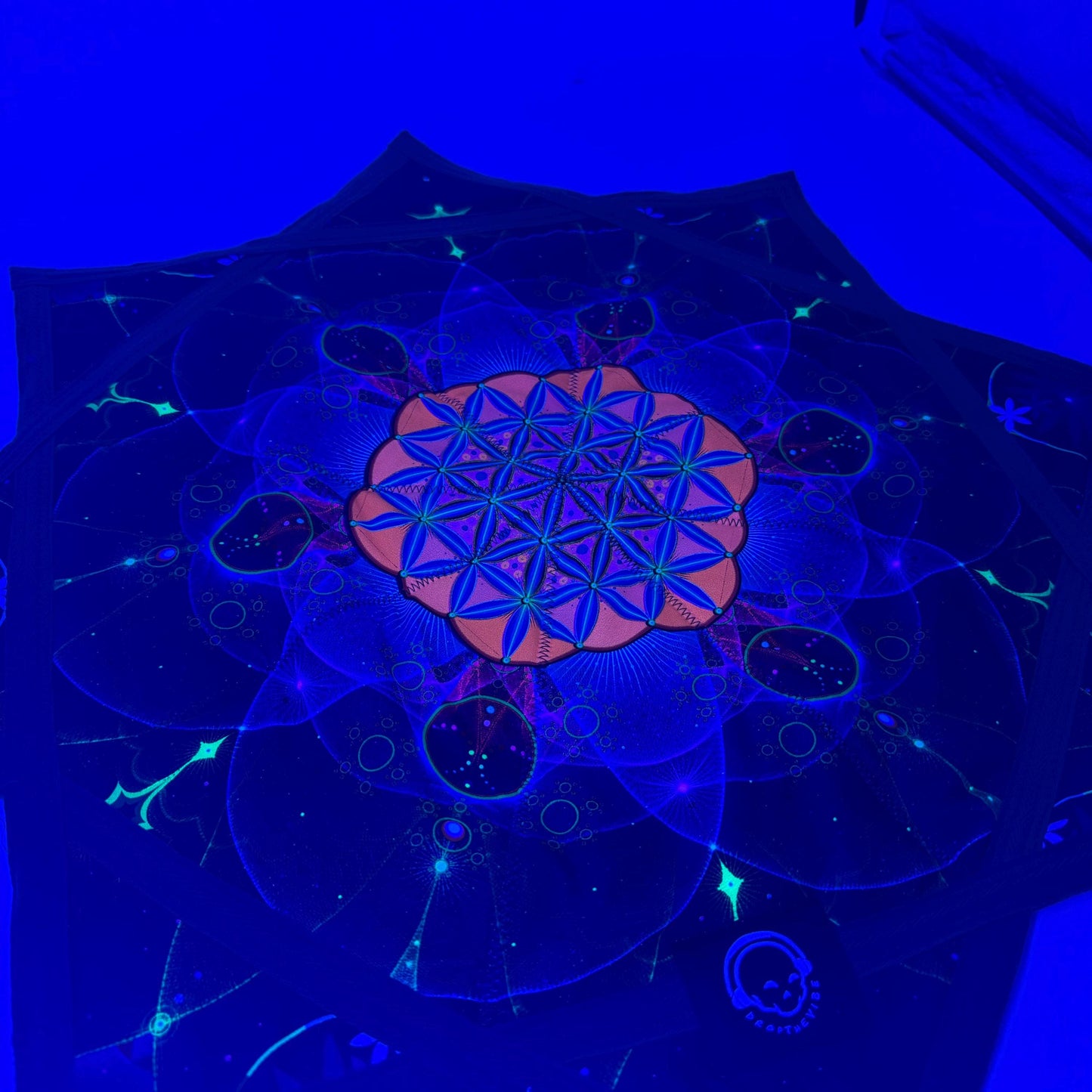 UV Double-side Harmonic Grid FlowStar | Dapo Star | Rave Festival Flow Toy