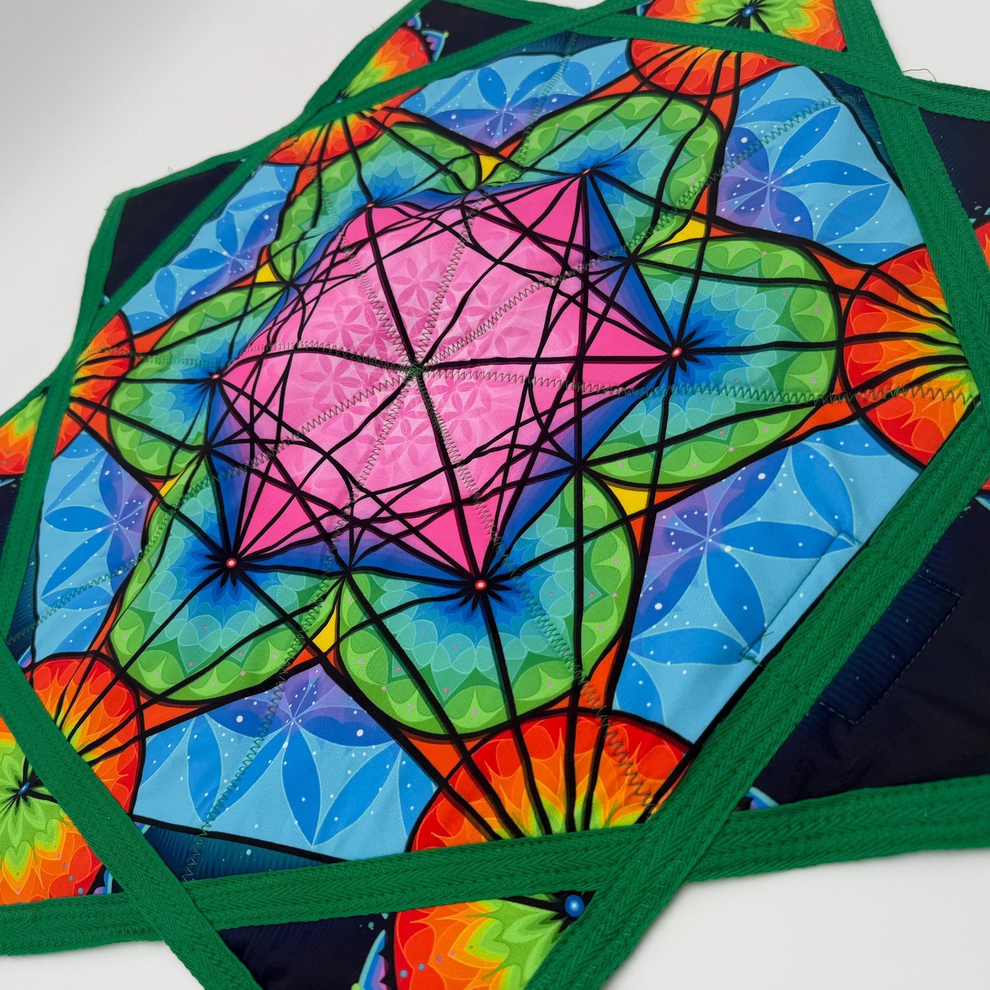 UV Double-side Harmonic Grid FlowStar | Dapo Star | Rave Festival Flow Toy