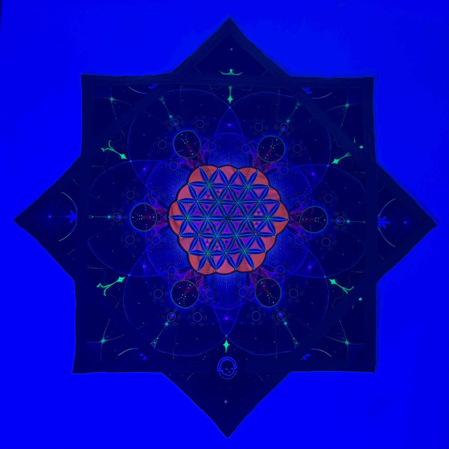 UV Double-side Harmonic Grid FlowStar | Dapo Star | Rave Festival Flow Toy