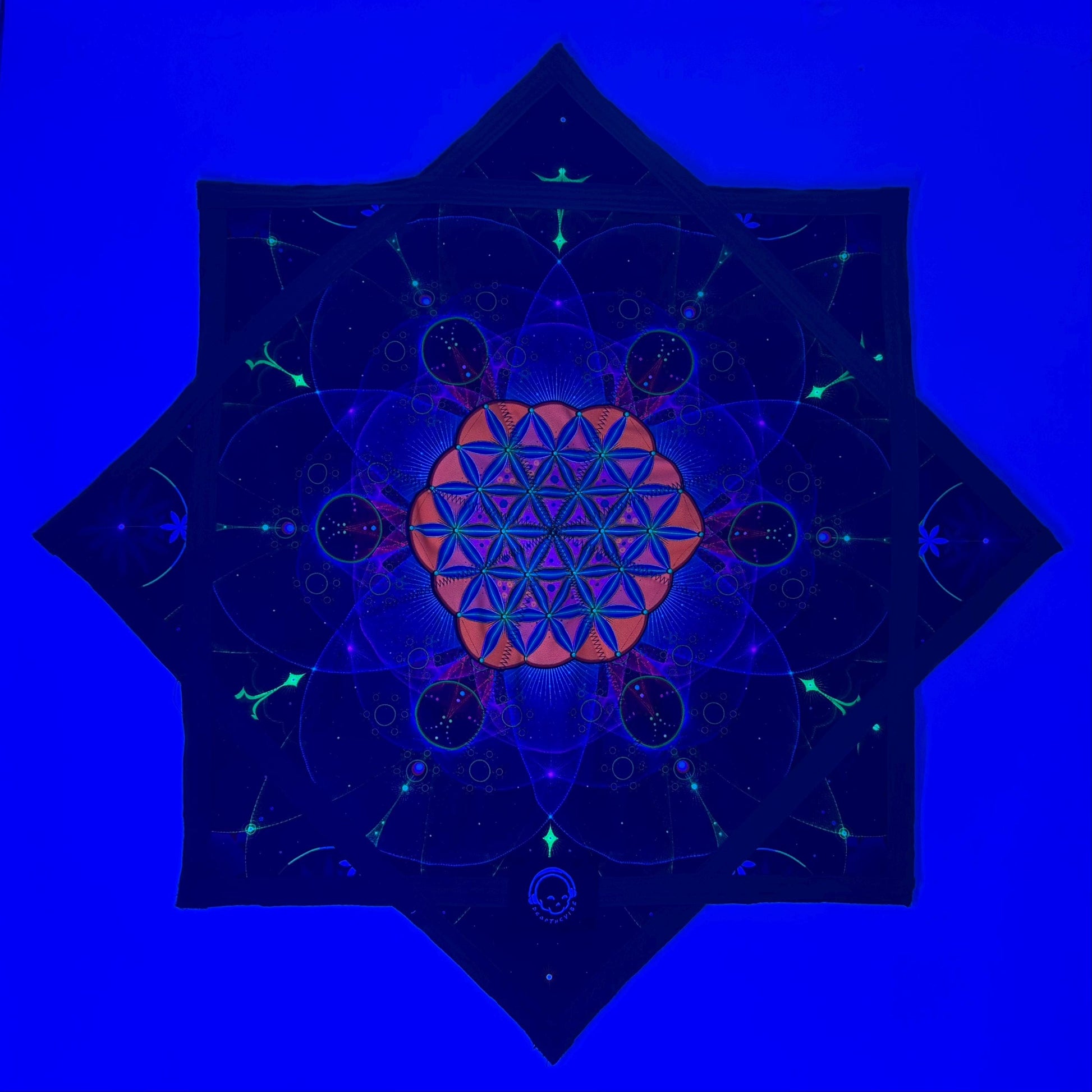UV Double-side Harmonic Grid FlowStar | Dapo Star | Rave Festival Flow Toy