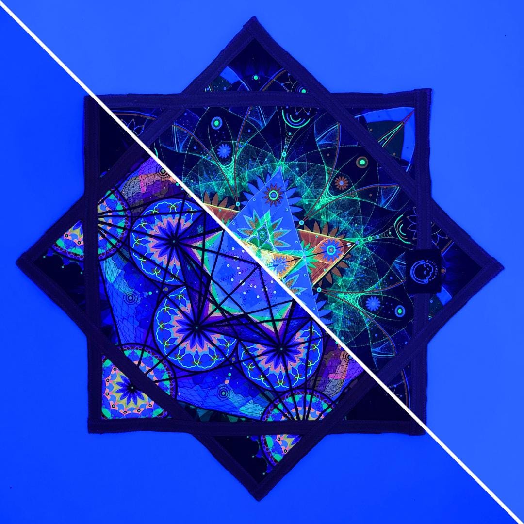 UV Double-side Luminexus FlowStar | Dapo Star | Rave Festival Flow Toy