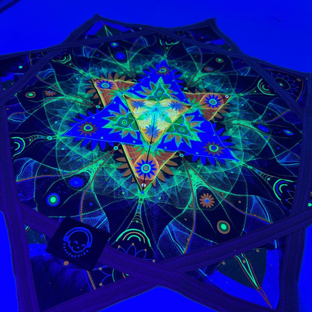 UV Double-side Luminexus FlowStar | Dapo Star | Rave Festival Flow Toy