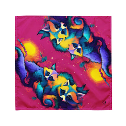 Nocturnal Raccoon Bandana