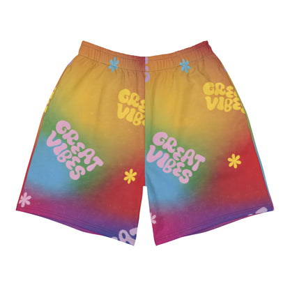 Great Vibes Athletic Shorts - Recycled Material