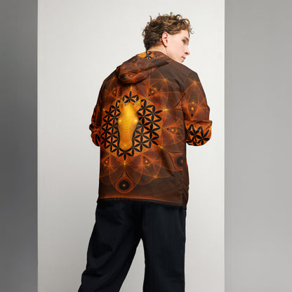 Sacred Horse Mandala Unisex Windbreaker