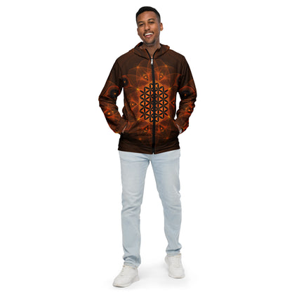 Sacred Horse Mandala Unisex Windbreaker