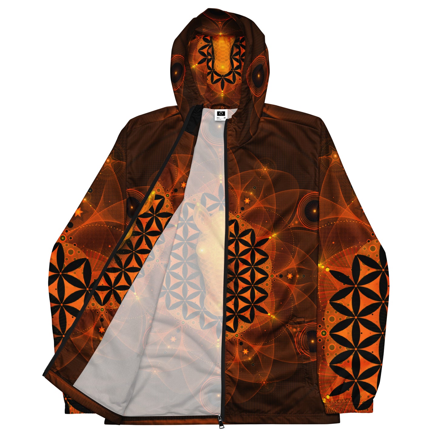 Sacred Horse Mandala Unisex Windbreaker