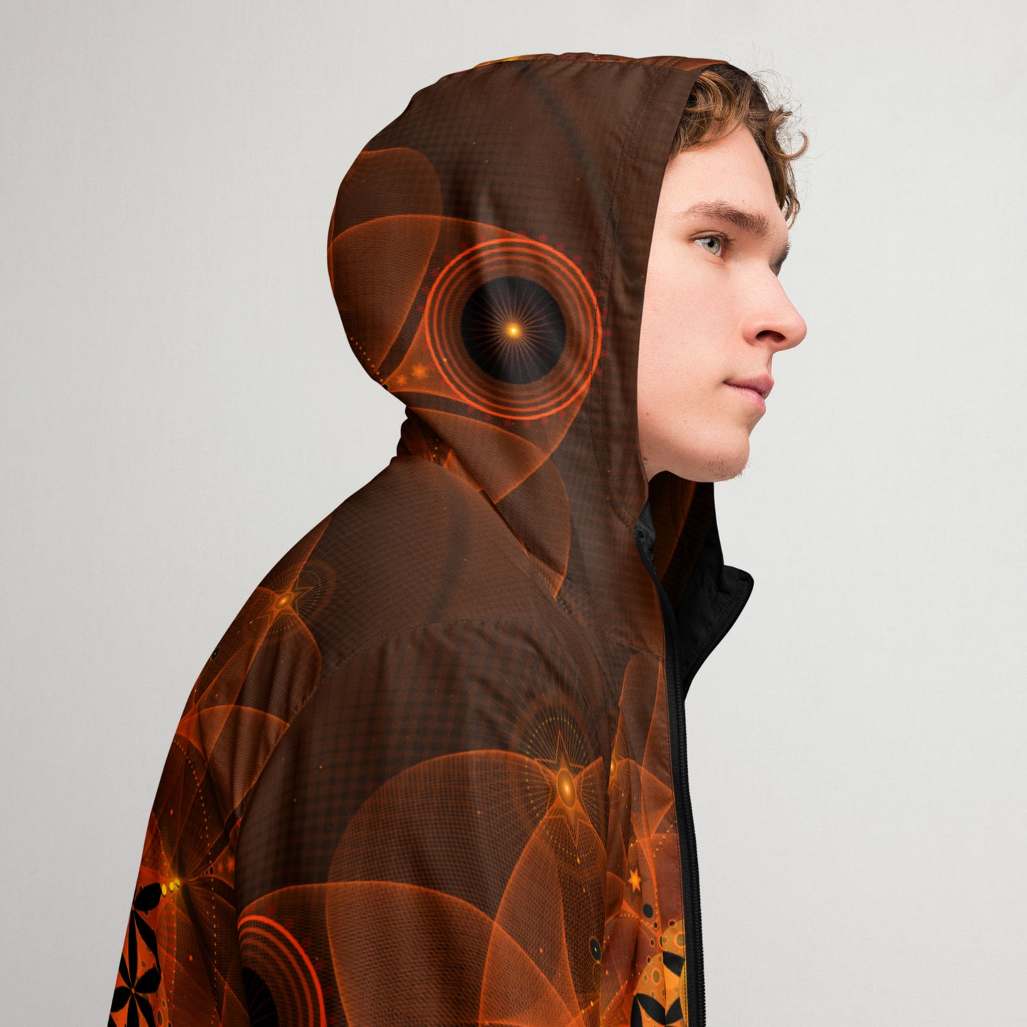 Sacred Horse Mandala Unisex Windbreaker