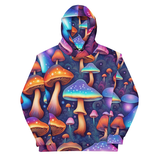 Shroom Wonderland Unisex Hoodie - Recycled Material