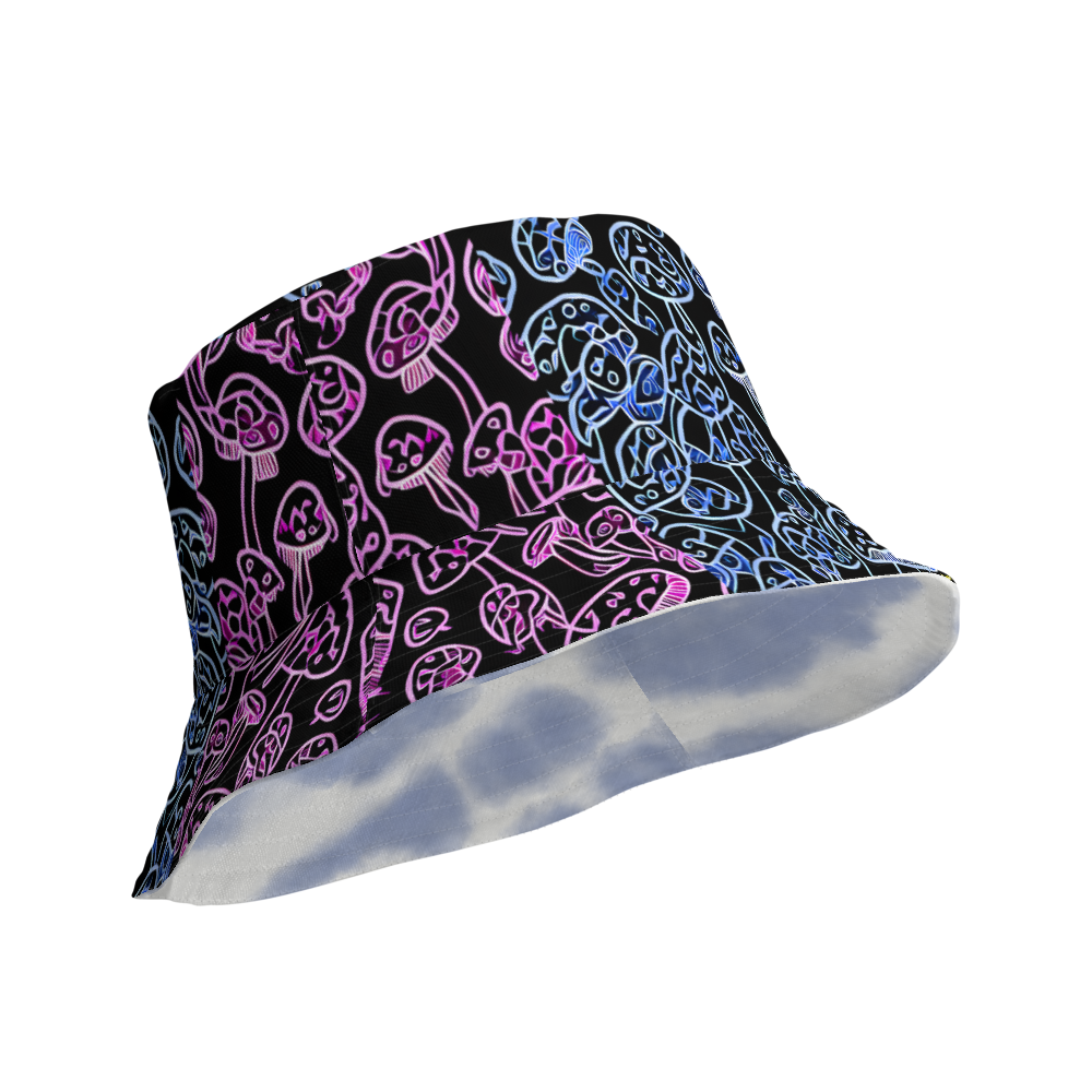Shrooms Reversible Bucket Hat